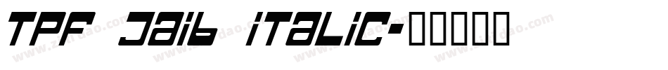 TPF Jaib Italic字体转换